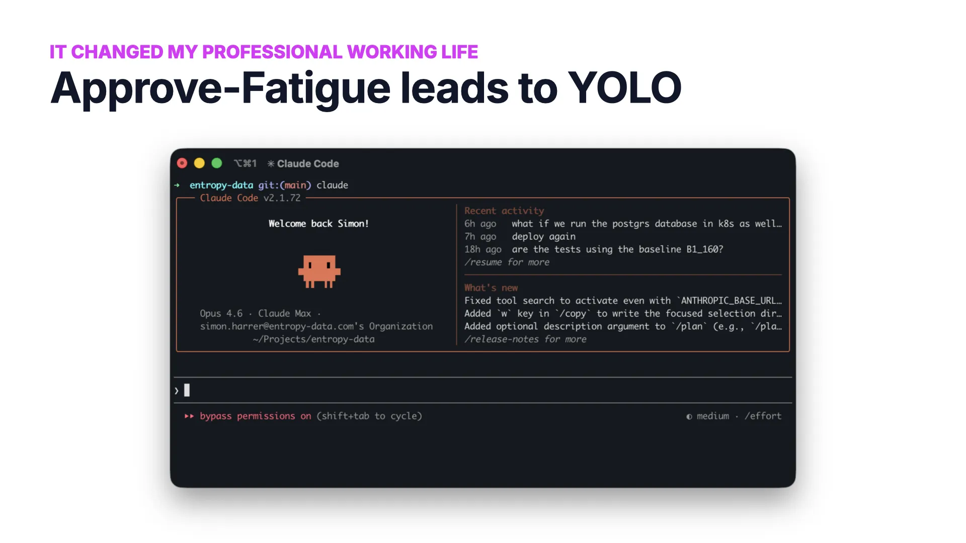 Diapositiva 15: modo YOLO