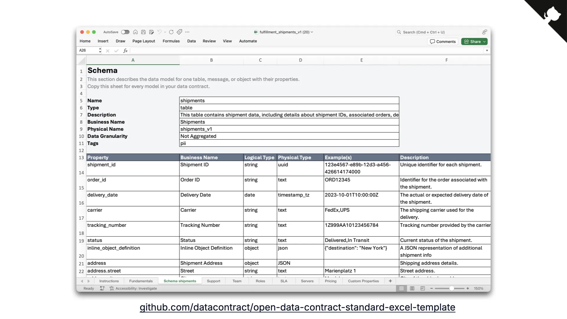 Diapositiva 28: plantilla de Excel