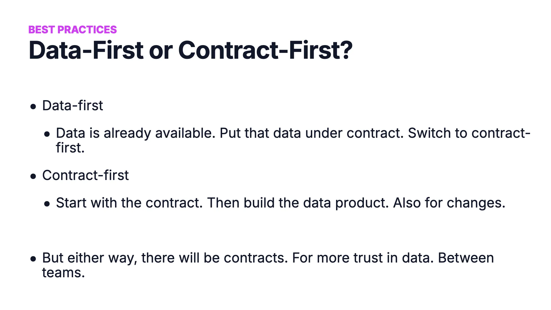 Diapositiva 34: ¿data-first o contract-first?