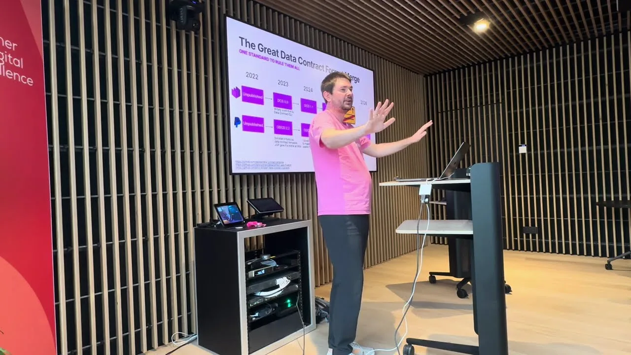 Vortrag zu Open Standards for Data Mesh beim Data Mesh Belgium Meetup in Leuven