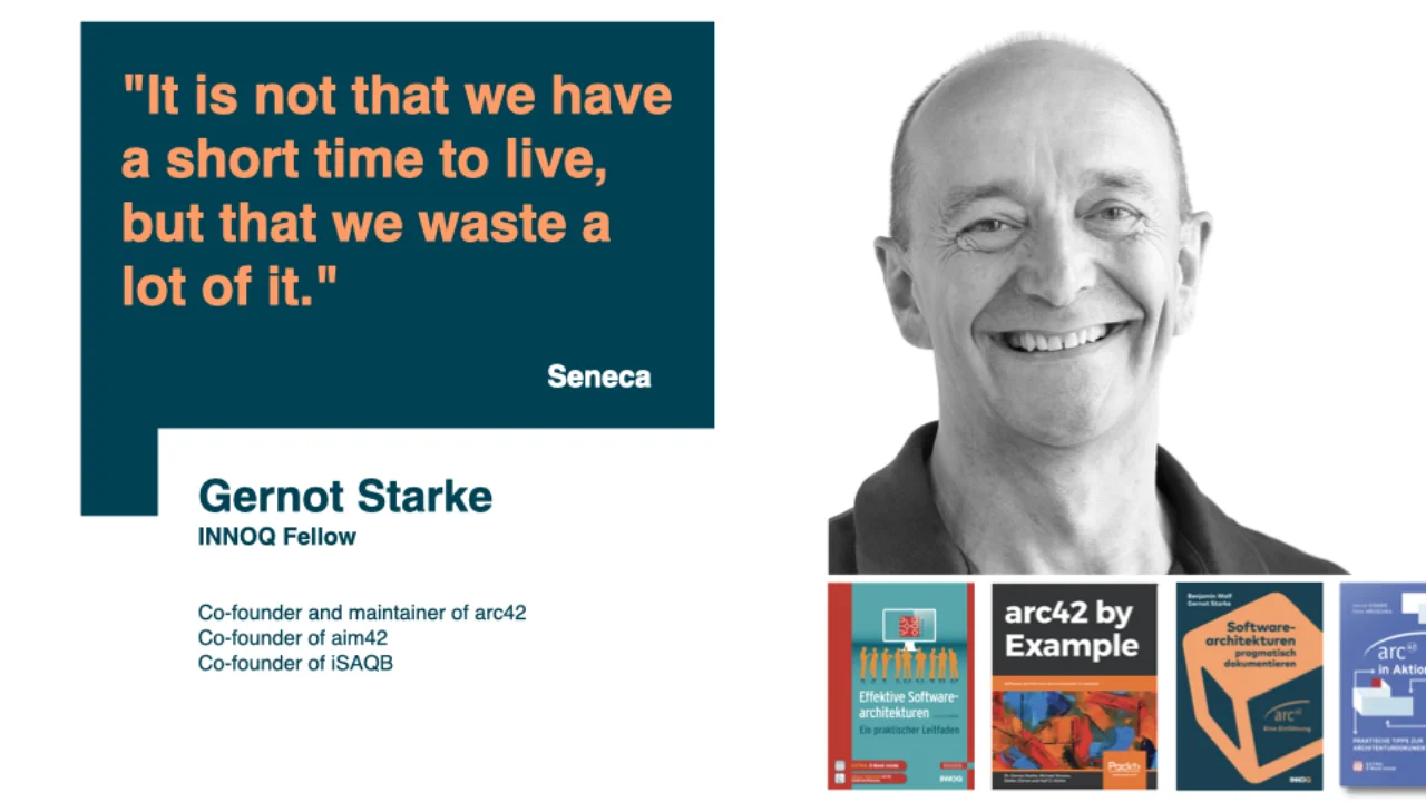 Gernot Starke, INNOQ Fellow y cofundador de arc42, aim42 e iSAQB