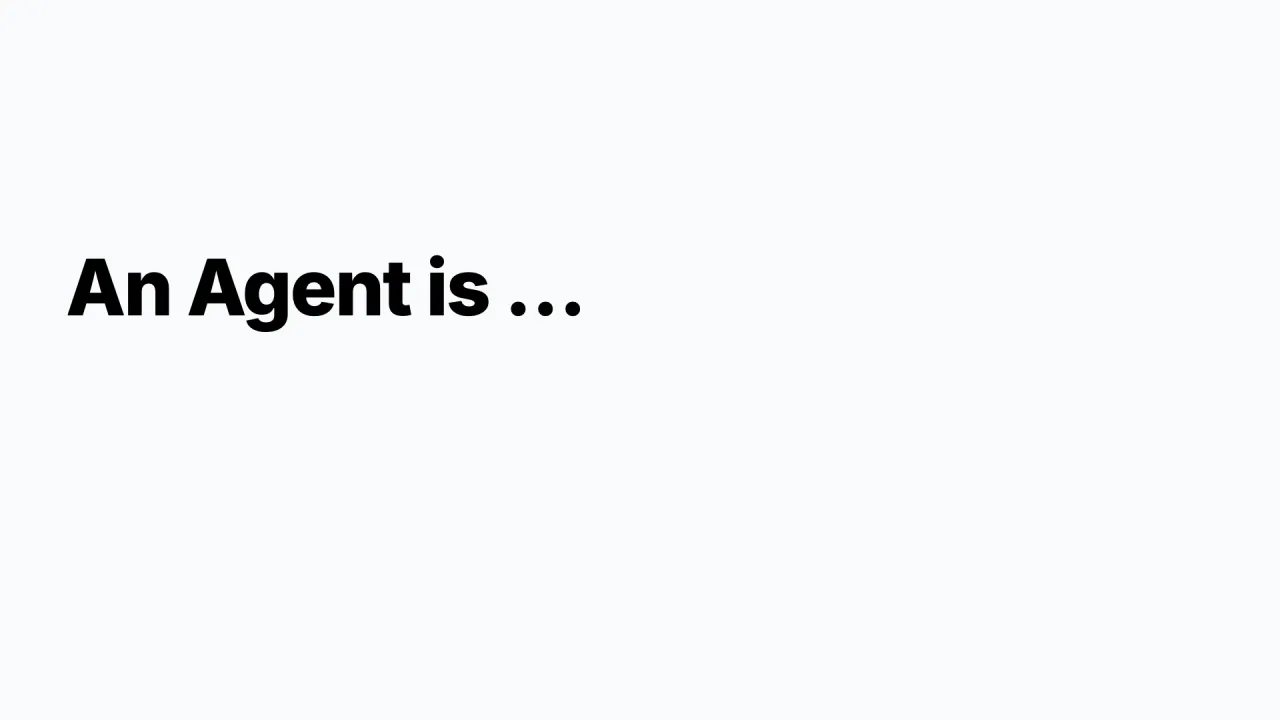 Un agente es ...